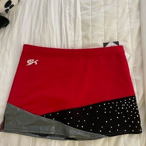 Red Omni cheer skirt